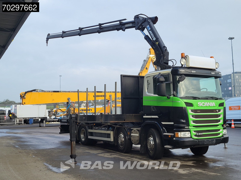 Scania G400 G 8X2 MKG HLK 231 HPA4 Crane Retarder Lift+Steering-Axle Euro 5 - Camión caja abierta, Camión grúa: foto 3 Scania G400 G 8X2 MKG HLK 231 HPA4 Crane Retarder Lift+Steering-Axle Euro 5 - Camión caja abierta, Camión grúa: foto 3