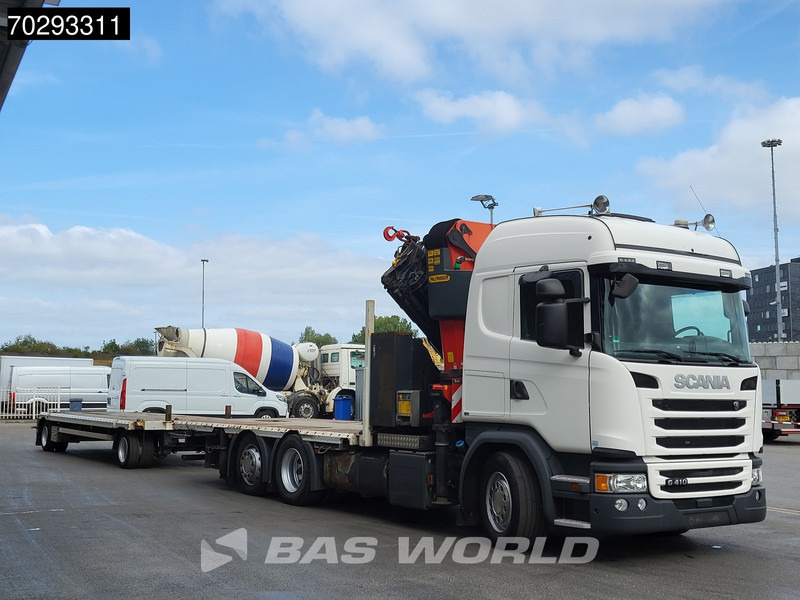 Scania G410 6X2 Combi Palfinger 53002 SH Kran Crane Lift+steering ACC Navi Euro 6 - Camión caja abierta, Camión grúa: foto 3 Scania G410 6X2 Combi Palfinger 53002 SH Kran Crane Lift+steering ACC Navi Euro 6 - Camión caja abierta, Camión grúa: foto 3