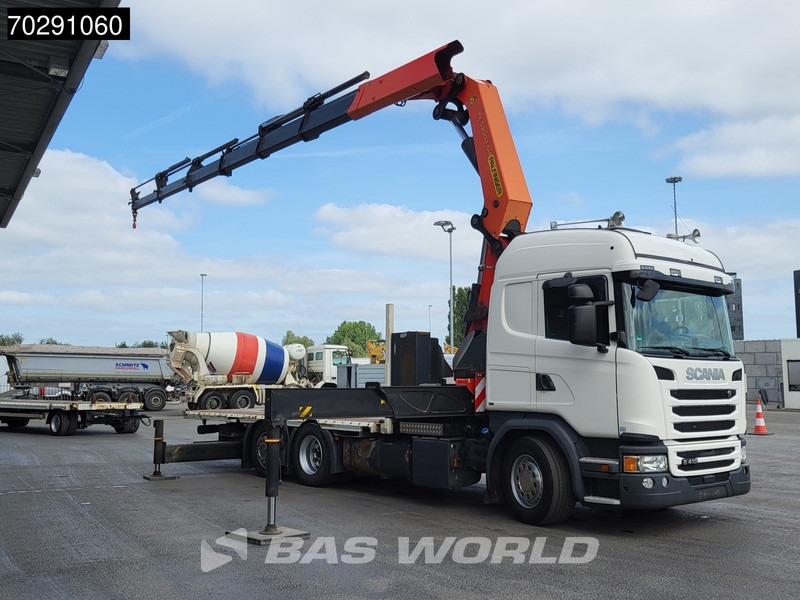 Scania G410 6X2 Palfinger 53002 SH Kran Crane Lift+steering ACC Navi Euro 6 - Camión caja abierta, Camión grúa: foto 3 Scania G410 6X2 Palfinger 53002 SH Kran Crane Lift+steering ACC Navi Euro 6 - Camión caja abierta, Camión grúa: foto 3