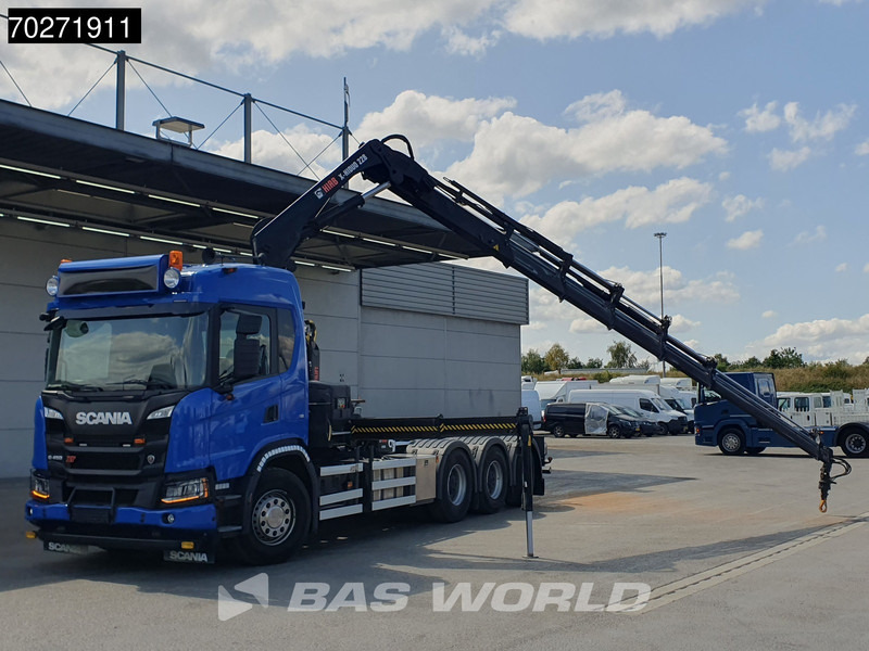 Scania G450 8X4 HIAB X-Hiduo 228 E-6 Crane + 18t Multilift Big-Axle Lift+Lenkachse Euro 6 - Camión multibasculante, Camión grúa: foto 5 Scania G450 8X4 HIAB X-Hiduo 228 E-6 Crane + 18t Multilift Big-Axle Lift+Lenkachse Euro 6 - Camión multibasculante, Camión grúa: foto 5