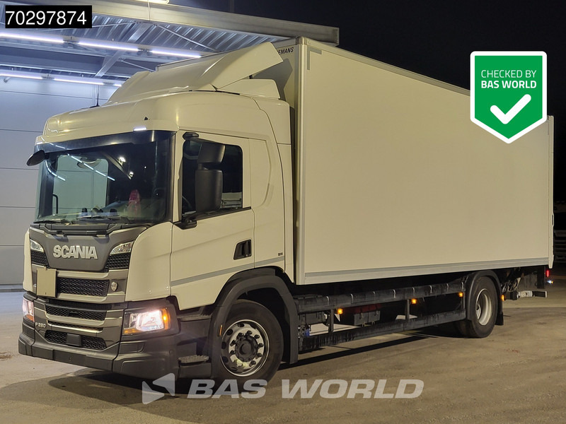 Scania P280 4X2 19.5tonner 2000kg Ladebordwand Automatic Airco Euro 6 - Camión caja cerrada: foto 1 Scania P280 4X2 19.5tonner 2000kg Ladebordwand Automatic Airco Euro 6 - Camión caja cerrada: foto 1