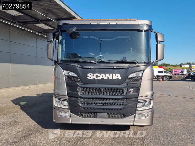 Camión caja abierta, Camión grúa Scania P280 4X2 HMF 1420K-RC Kran Crane Automatic Euro 6: foto 9