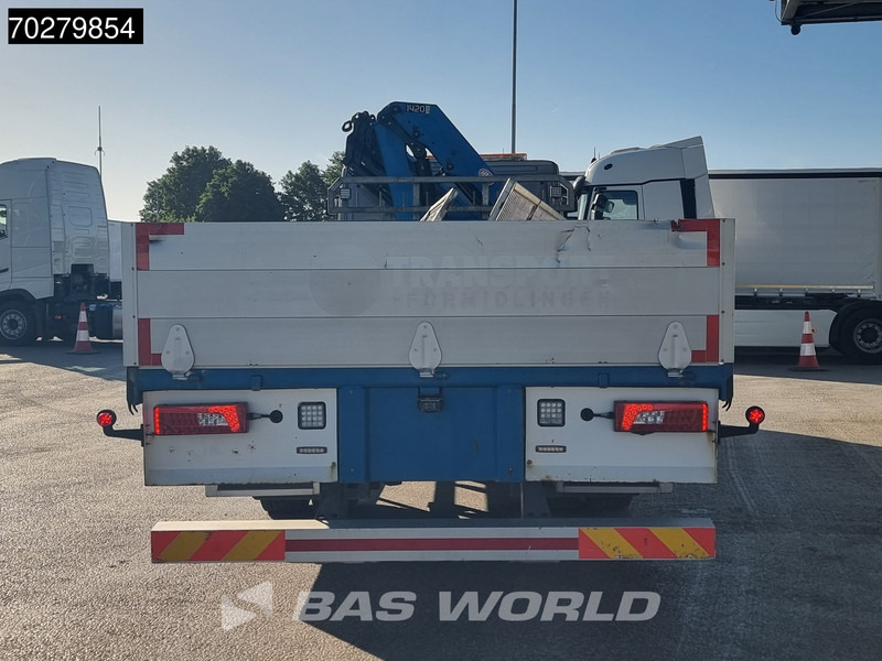 Camión caja abierta, Camión grúa Scania P280 4X2 HMF 1420K-RC Kran Crane Automatic Euro 6: foto 14