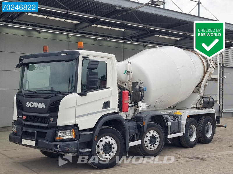 Camión hormigonera Scania P360 8X4 Retarder Schwing Stetter 9m3 Big-Axle Steelsuspension: foto 1