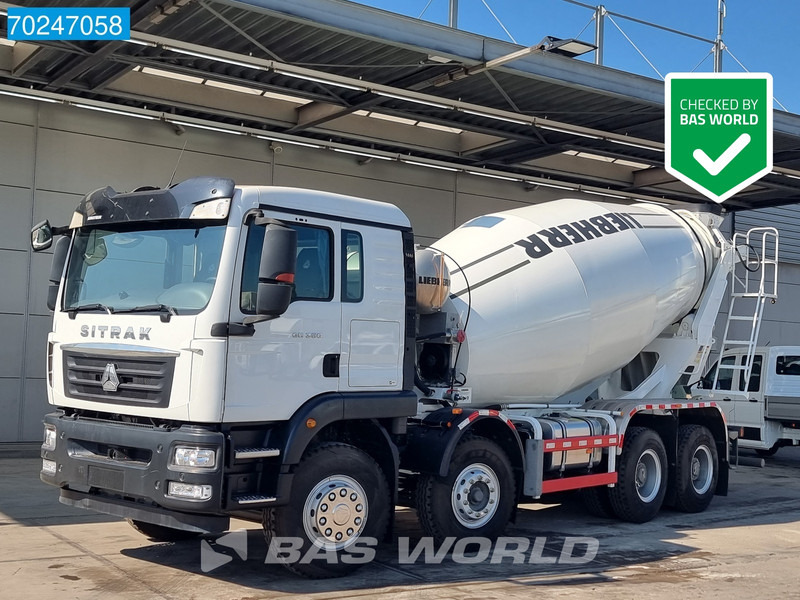 Sitrak G5 350 8X4 8m3 Liebherr Mixer Big-Axle Steelsuspension - Camión hormigonera: foto 1 Sitrak G5 350 8X4 8m3 Liebherr Mixer Big-Axle Steelsuspension - Camión hormigonera: foto 1