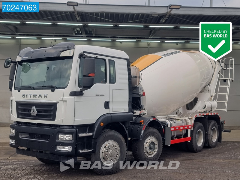 Sitrak G5.350 8X4 NEW! 8m3 Liebherr Mixer Steel suspension - Camión hormigonera: foto 1 Sitrak G5.350 8X4 NEW! 8m3 Liebherr Mixer Steel suspension - Camión hormigonera: foto 1