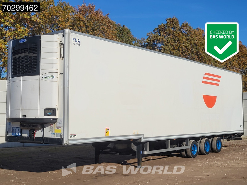 Talson Carrier Vector 1550 3 axles NL-Trailer Mega Aircargo Rollenbett Luftfracht Liftachse Blumenbreit - Semirremolque frigorífico: foto 1 Talson Carrier Vector 1550 3 axles NL-Trailer Mega Aircargo Rollenbett Luftfracht Liftachse Blumenbreit - Semirremolque frigorífico: foto 1