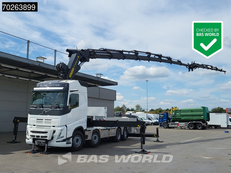 Volvo FH 500 8X2 NEW! Palfinger PK92002 SH 8+6 JIB Crane Kran 3.5t Winch Lift+Steering Axle - Camión caja abierta, Camión grúa: foto 1 Volvo FH 500 8X2 NEW! Palfinger PK92002 SH 8+6 JIB Crane Kran 3.5t Winch Lift+Steering Axle - Camión caja abierta, Camión grúa: foto 1