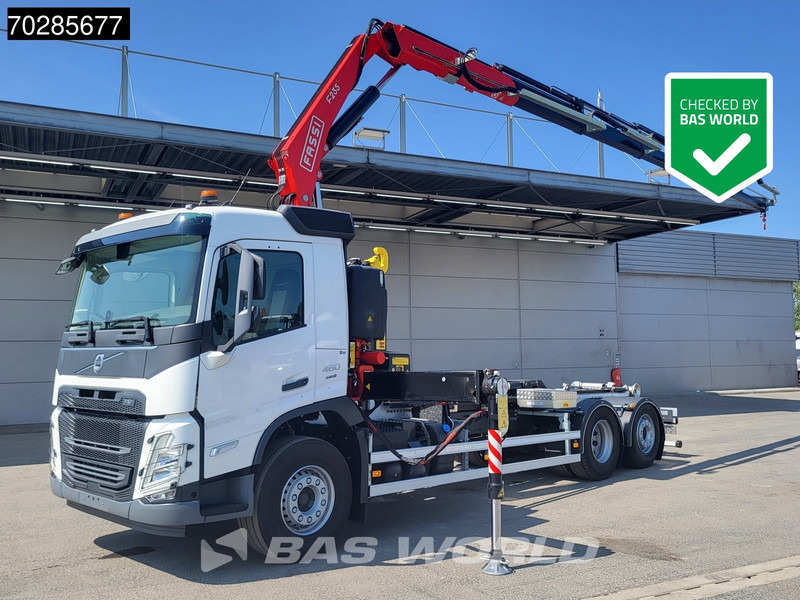 Volvo FM 460 6X2 NEW! FASSI F235A.0.25 Kran + HYVA 20-57-S Lift+steering axle Euro 6 - Camión multibasculante, Camión grúa: foto 1 Volvo FM 460 6X2 NEW! FASSI F235A.0.25 Kran + HYVA 20-57-S Lift+steering axle Euro 6 - Camión multibasculante, Camión grúa: foto 1