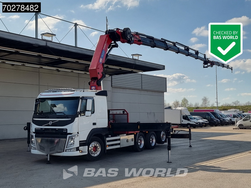 Volvo FM 500 8X4 HMF5020 K6 + Fly Jib Lift+Lenkachse Crane Kran Euro 6 - Camión caja abierta, Camión grúa: foto 1 Volvo FM 500 8X4 HMF5020 K6 + Fly Jib Lift+Lenkachse Crane Kran Euro 6 - Camión caja abierta, Camión grúa: foto 1