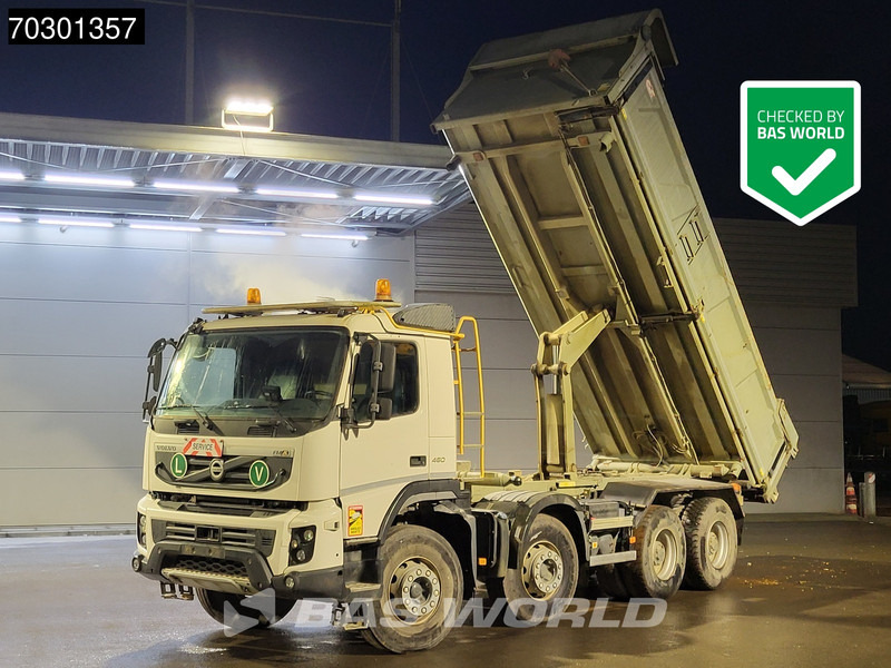 Volvo FMX 450 8X4 15m3 2-way tipper steel suspension Big-Axle Euro 6 - Camión volquete: foto 1 Volvo FMX 450 8X4 15m3 2-way tipper steel suspension Big-Axle Euro 6 - Camión volquete: foto 1
