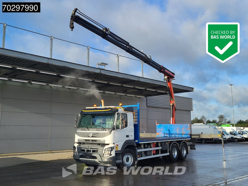 Volvo FMX 450 FMX 6X4 Palfinger PK 18002 EH Crane Manual Euro 6 - Camión caja abierta, Camión grúa: foto 1 Volvo FMX 450 FMX 6X4 Palfinger PK 18002 EH Crane Manual Euro 6 - Camión caja abierta, Camión grúa: foto 1
