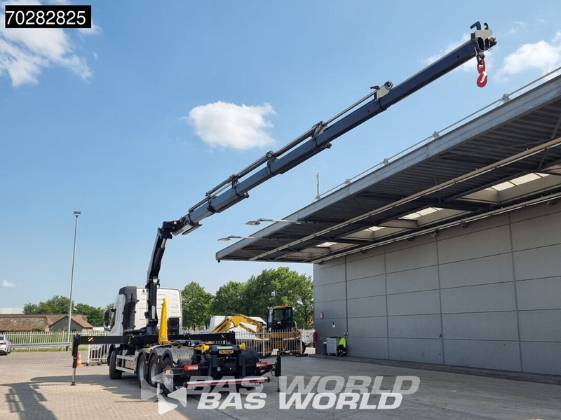 Camión multibasculante, Camión grúa nuevo Volvo FMX 500 8X4 NEW! Palfinger PK33002 Crane + PHT22SLD5 Hooklift Lift-Steerign Axle: foto 6