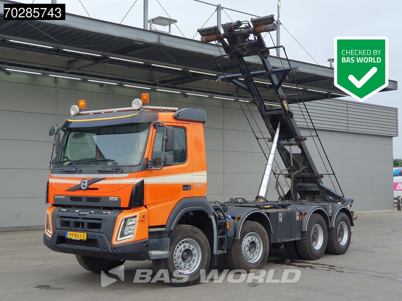 Volvo FMX 500 FMX 8X4 NL-Truck Steelsuspension Retarder Automatic Euro 6 - Camión con equipo de cable: foto 1 Volvo FMX 500 FMX 8X4 NL-Truck Steelsuspension Retarder Automatic Euro 6 - Camión con equipo de cable: foto 1