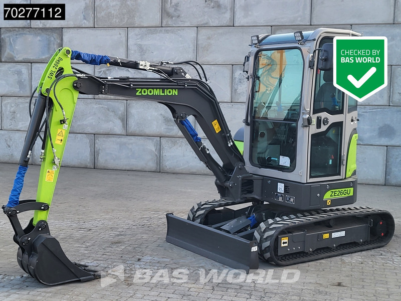 Zoomlion ZE26 GU CE CERTIFIED - Miniexcavadora: foto 1 Zoomlion ZE26 GU CE CERTIFIED - Miniexcavadora: foto 1