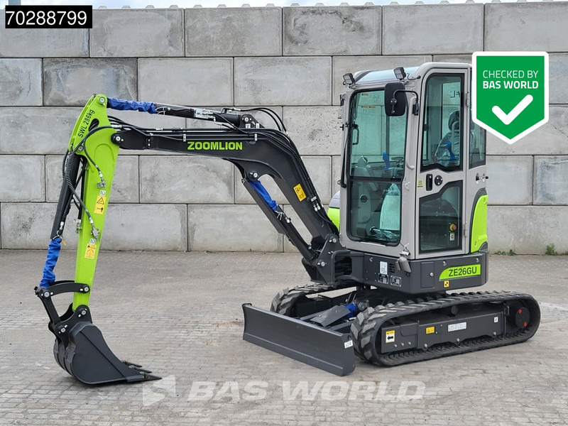 Zoomlion ZE26 GU CE CERTIFIED - Miniexcavadora: foto 1 Zoomlion ZE26 GU CE CERTIFIED - Miniexcavadora: foto 1