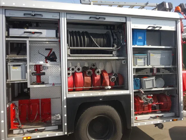 Camión de bomberos MAN 15 224-with winch 2500liter tank manual gearbox ,ziegler pomp: foto 18
