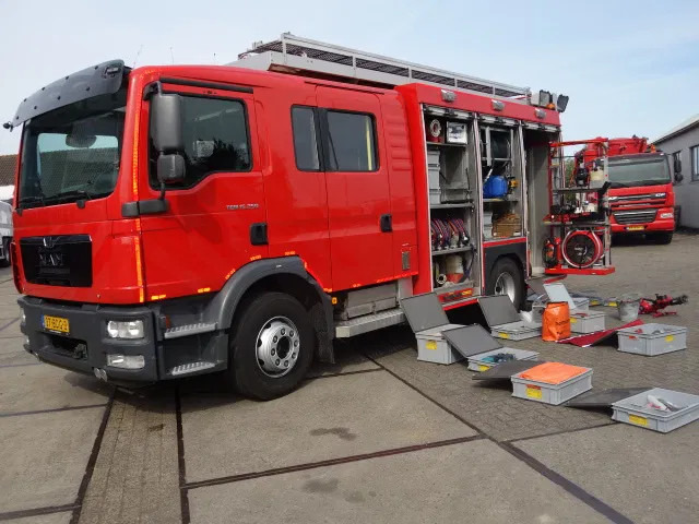 MAN TGM 15-250 FOAM TANK WATERTANK JOHNSTAD PUMP,AIRCO - Camión de bomberos: foto 1 MAN TGM 15-250 FOAM TANK WATERTANK JOHNSTAD PUMP,AIRCO - Camión de bomberos: foto 1
