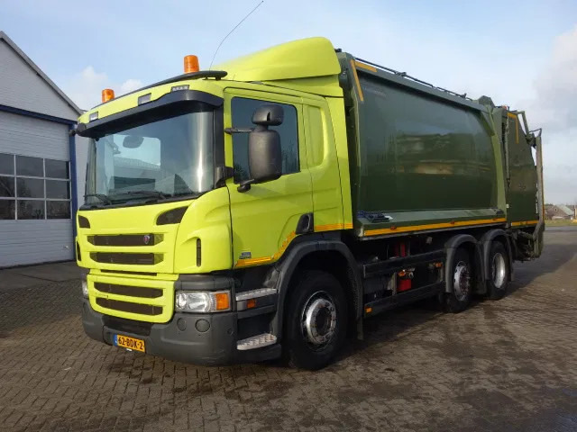 Scania P250 GEESINK GPM III CONTAINER SYSTEEM ,WELVAARD WEEGSYSTEEM EURO 6 - Camión de basura: foto 1 Scania P250 GEESINK GPM III CONTAINER SYSTEEM ,WELVAARD WEEGSYSTEEM EURO 6 - Camión de basura: foto 1