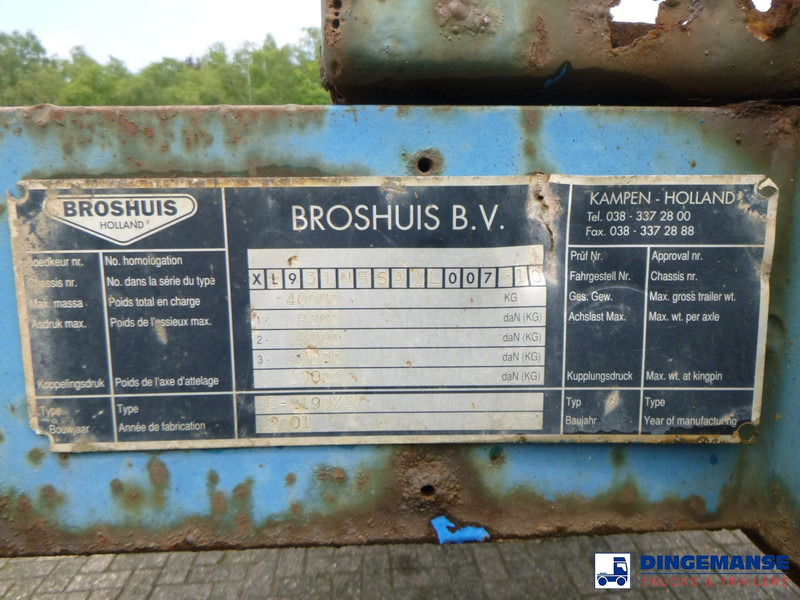 Leasing de Broshuis 3-axle semi-lowbed trailer 45 t / extendable Broshuis 3-axle semi-lowbed trailer 45 t / extendable: foto 9
