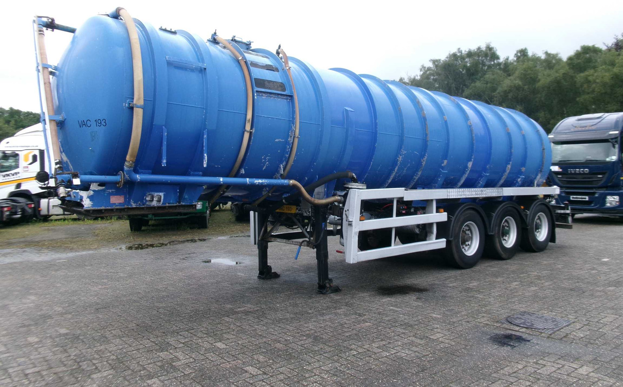 Semirremolque cisterna Clayton Vacuum tank alu 30 m3 / 1 comp + pump: foto 1