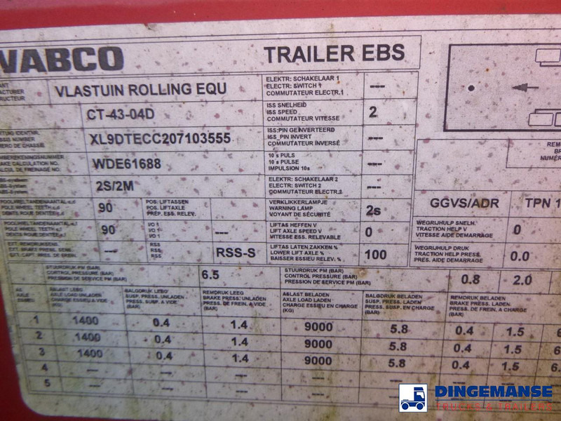 Semirremolque portacontenedore/ Intercambiable D-Tec 4-axle container combi trailer (3 + 1 axles) 20-30-40-45 ft: foto 17