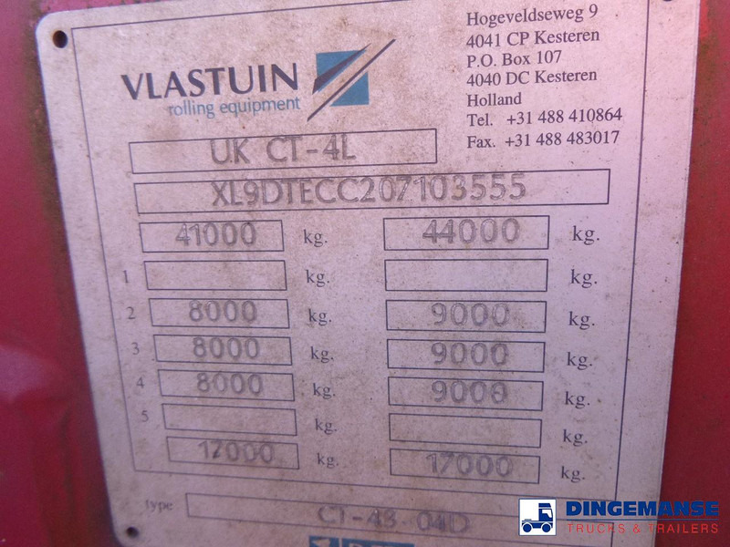 Semirremolque portacontenedore/ Intercambiable D-Tec 4-axle container combi trailer (3 + 1 axles) 20-30-40-45 ft: foto 16