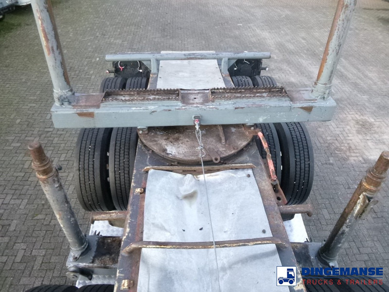 Camión grúa DAF XF 105.510 6x4 + Loglift F281S83 crane / timber truck + dolly: foto 7