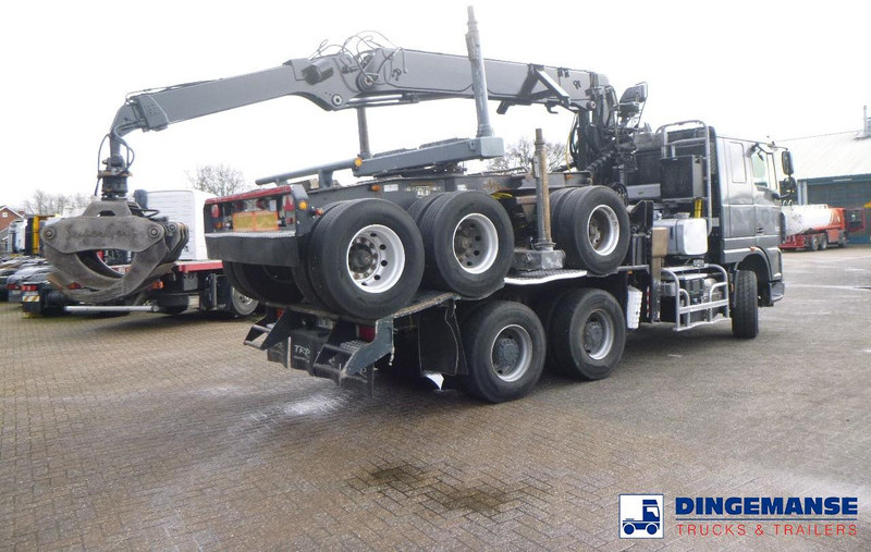 DAF XF 105.510 6x4 + Loglift F281S83 crane / timber truck + dolly - Camión grúa: foto 4 DAF XF 105.510 6x4 + Loglift F281S83 crane / timber truck + dolly - Camión grúa: foto 4
