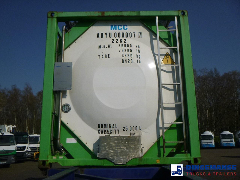 Danteco Food tank container inox 20 ft / 25 m3 / 1 comp - Tanque de almacenamiento: foto 5 Danteco Food tank container inox 20 ft / 25 m3 / 1 comp - Tanque de almacenamiento: foto 5