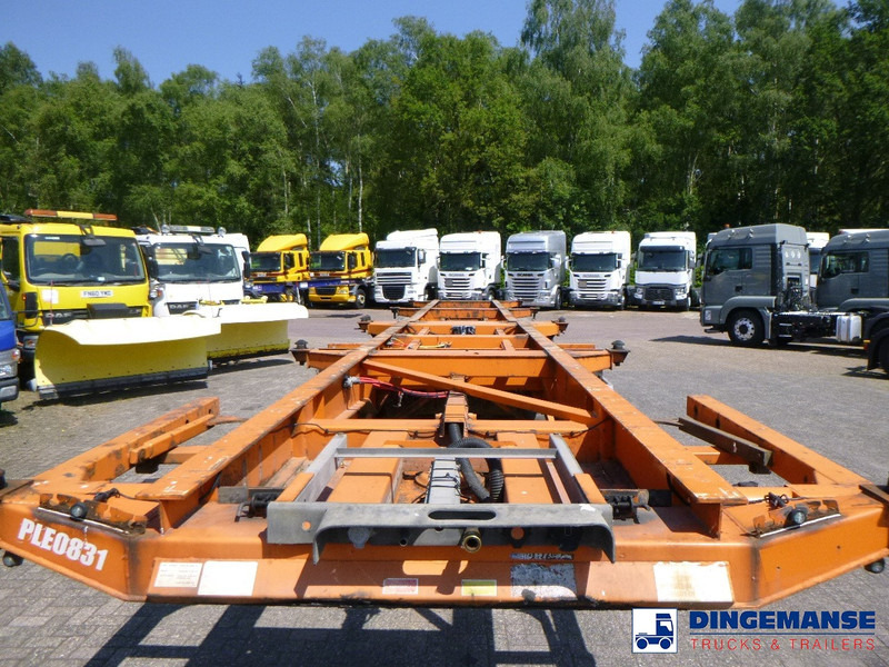 Camión portacontenedore/ Intercambiable Dennison 4-axle container combi trailer (3 + 1 axles) 20-30-40-45 ft: foto 6