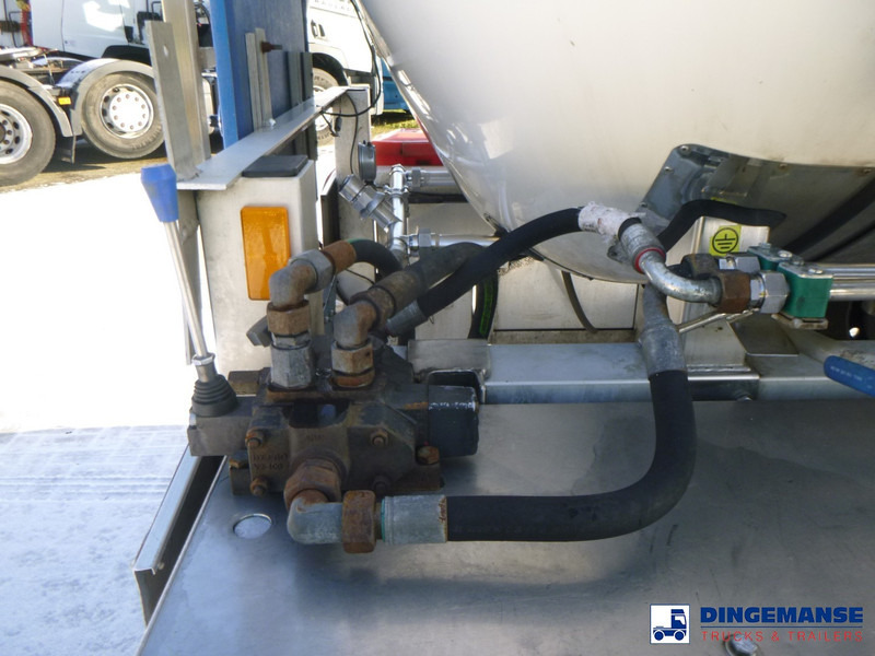 Semirremolque cisterna Feldbinder Chemical tank inox L4BH 30 m3 / 1 comp + pump: foto 11