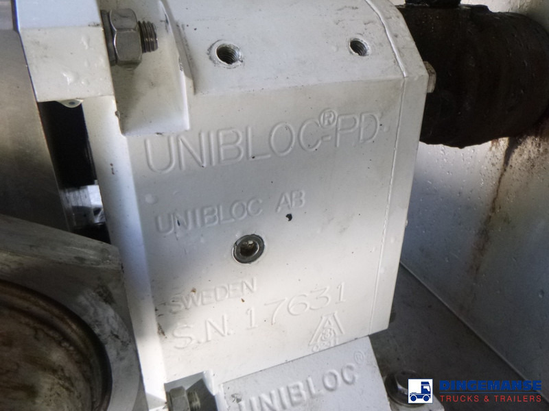 Semirremolque cisterna Feldbinder Chemical tank inox L4BH 30 m3 / 1 comp + pump: foto 9
