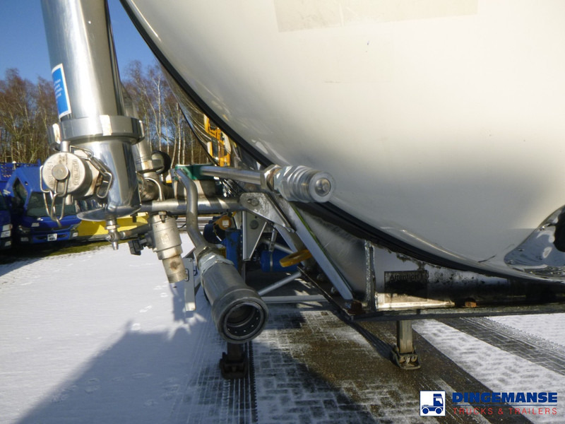Semirremolque cisterna Feldbinder Chemical tank inox L4BH 30 m3 / 1 comp + pump: foto 14