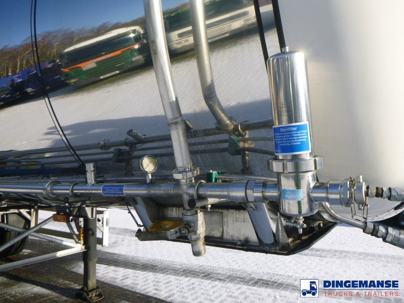 Semirremolque cisterna Feldbinder Chemical tank inox L4BH 30 m3 / 1 comp + pump: foto 15