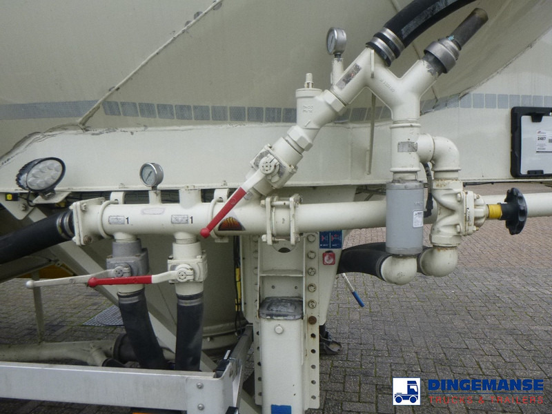Semirremolque cisterna Feldbinder Powder tank alu 40 m3 / 1 comp + compressor: foto 12