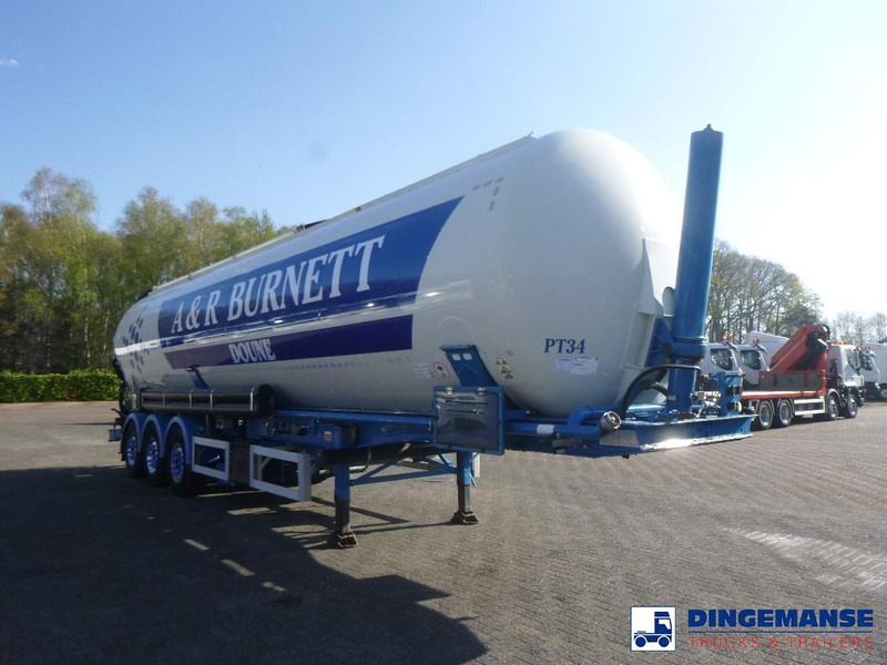 Feldbinder Powder tank alu 60 m3 / Compressor diesel engine. - Semirremolque cisterna: foto 2 Feldbinder Powder tank alu 60 m3 / Compressor diesel engine. - Semirremolque cisterna: foto 2