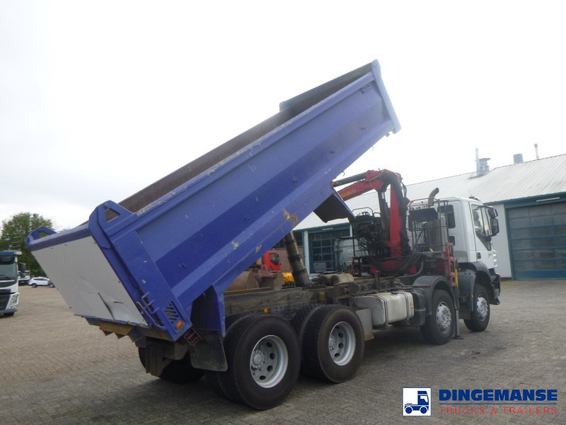 Camión grúa Iveco AD340T36 8x4 RHD tipper + Palfinger E120 plus + grapple: foto 8