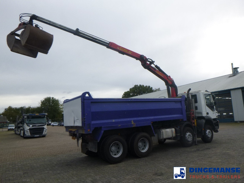 Iveco AD340T36 8x4 RHD tipper + Palfinger E120 plus + grapple - Camión grúa: foto 4 Iveco AD340T36 8x4 RHD tipper + Palfinger E120 plus + grapple - Camión grúa: foto 4