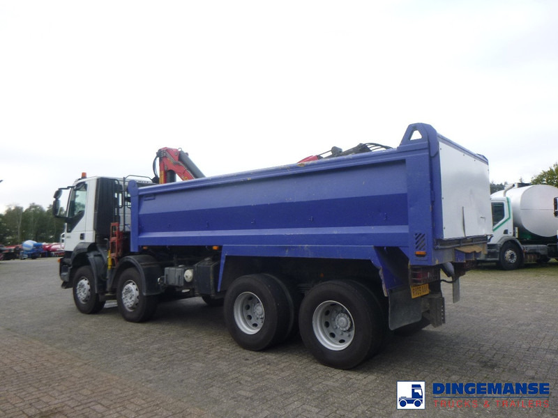 Camión grúa Iveco AD340T36 8x4 RHD tipper + Palfinger E120 plus + grapple: foto 12