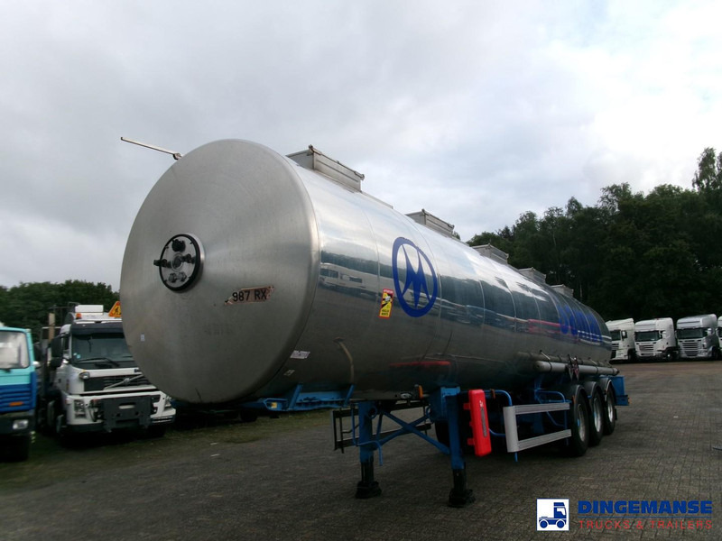 Magyar Chemical tank inox 32.5m3 / 1 comp - Semirremolque cisterna: foto 1 Magyar Chemical tank inox 32.5m3 / 1 comp - Semirremolque cisterna: foto 1