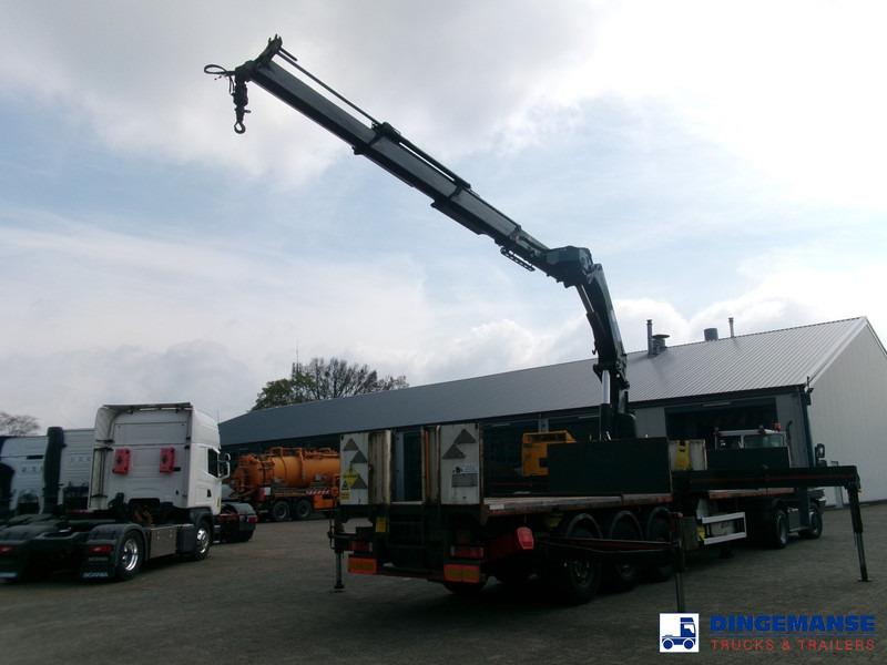 Massey Platform trailer + HMF 4720 K3 crane - Semirremolque plataforma/ Caja abierta: foto 4 Massey Platform trailer + HMF 4720 K3 crane - Semirremolque plataforma/ Caja abierta: foto 4