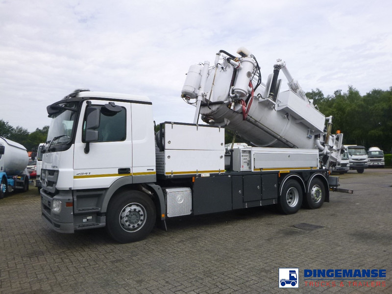 Mercedes-Benz Actros 2541 6x2 RHD E5 Huwer vacuum tank / hydrocureur 12 m3 - Limpieza de alcantarillado: foto 1 Mercedes-Benz Actros 2541 6x2 RHD E5 Huwer vacuum tank / hydrocureur 12 m3 - Limpieza de alcantarillado: foto 1