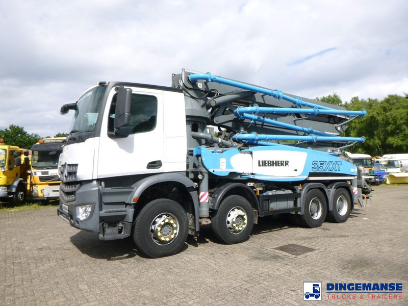 Mercedes-Benz Arocs 8x4 Liebherr 35 XXT concrete pump 35 m - Bomba de hormigón: foto 1 Mercedes-Benz Arocs 8x4 Liebherr 35 XXT concrete pump 35 m - Bomba de hormigón: foto 1