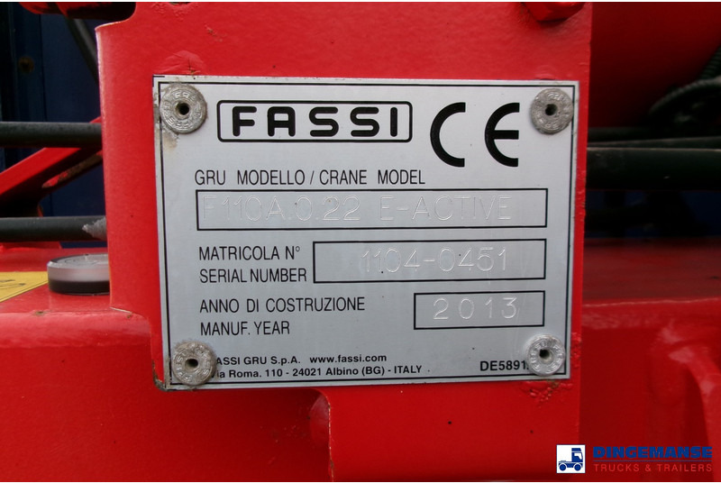 Camión grúa Mercedes-Benz Axor 2529 6x2 RHD + Fassi F110 crane: foto 9