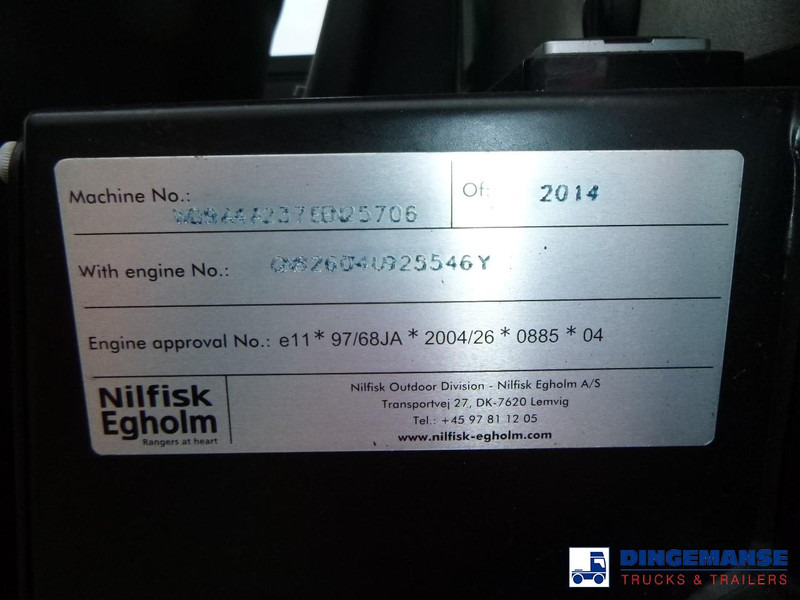 Leasing de Nilfisk City Ranger CR3500 street sweeper Nilfisk City Ranger CR3500 street sweeper: foto 18