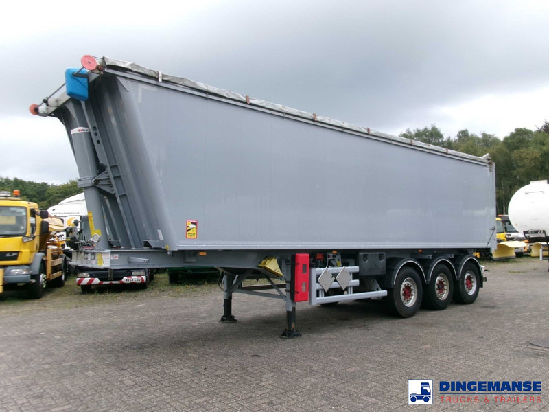 Stas Tipper trailer alu 49 m3 + tarpaulin + ADR - Semirremolque volquete: foto 1 Stas Tipper trailer alu 49 m3 + tarpaulin + ADR - Semirremolque volquete: foto 1