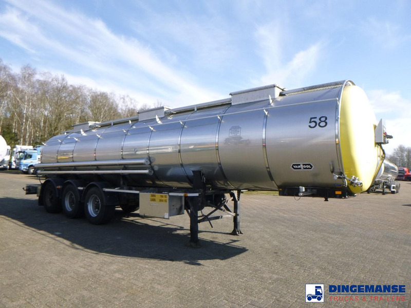 Van Hool Chemical tank inox 24 m3 / 1 comp - Semirremolque cisterna: foto 2 Van Hool Chemical tank inox 24 m3 / 1 comp - Semirremolque cisterna: foto 2
