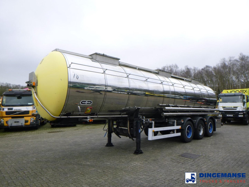Van Hool Chemical tank inox 30 m3 / 1 comp - Semirremolque cisterna: foto 1 Van Hool Chemical tank inox 30 m3 / 1 comp - Semirremolque cisterna: foto 1