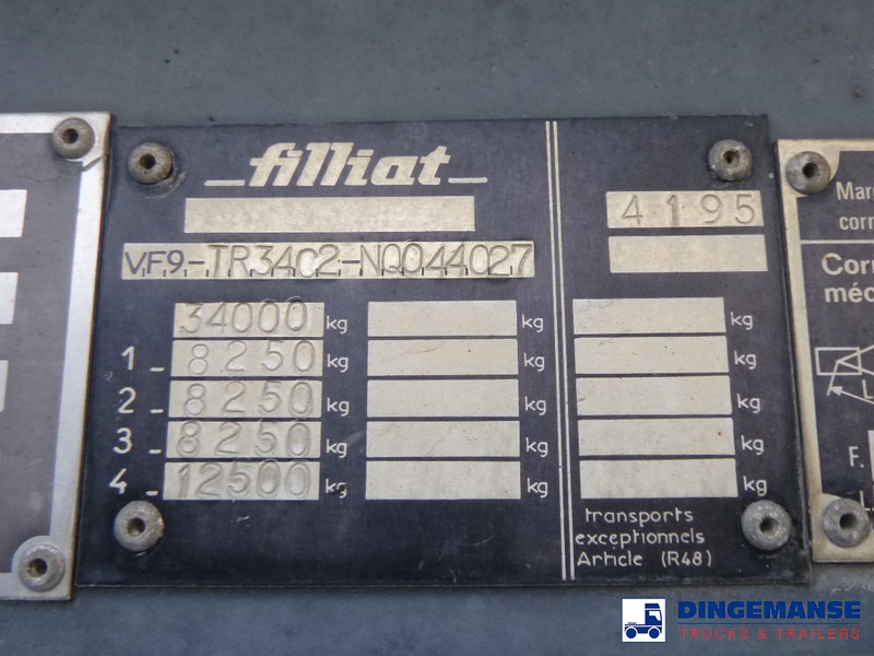 Leasing de filiat 3-axle tank trailer chassis incl supports filiat 3-axle tank trailer chassis incl supports: foto 14
